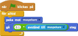 följ musen (avancerad)